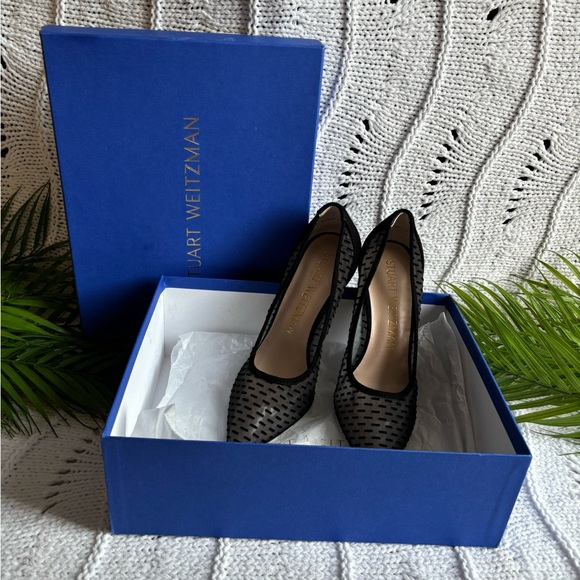 New Stuart Weitman Tasha pointed Toe Pump - Picture 5 of 16